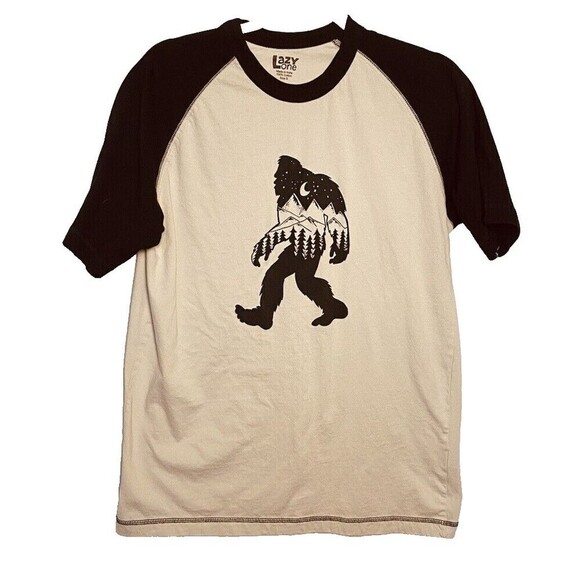 Lazy One BIGFOOT Tee Shirt Size Small Short Sleeve Cotton Graphic Sasquatch - Picture 1 of 8